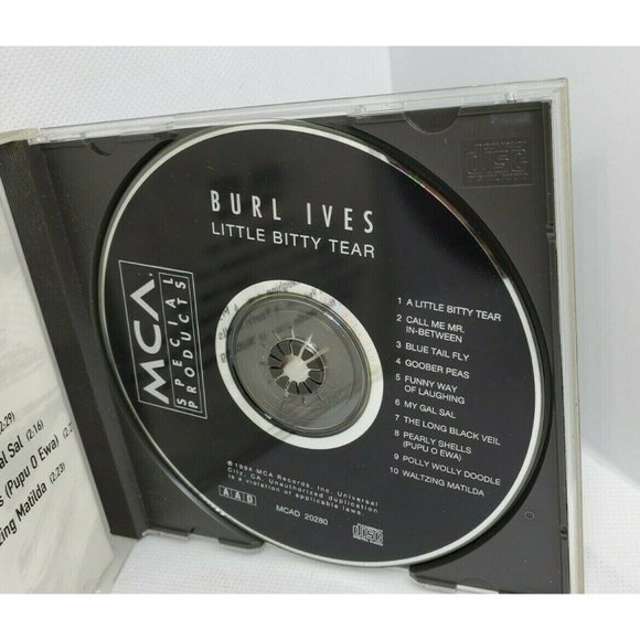 Burl Ives A Little Bitty Tear Folk CD No Scratches Clean - Picture 8 of 9